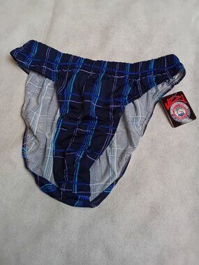 Uzzi Amphibious Gear Blue Swim Briefs Men's Size XL - Brand New with Tags